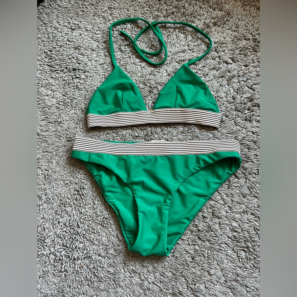 Albertine Swim Green Bikini Set
